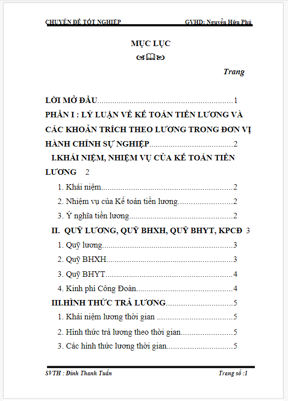 Kế toán tiền lương và các khoản trích theo lương trong đơn vị hành chính sự nghiệp