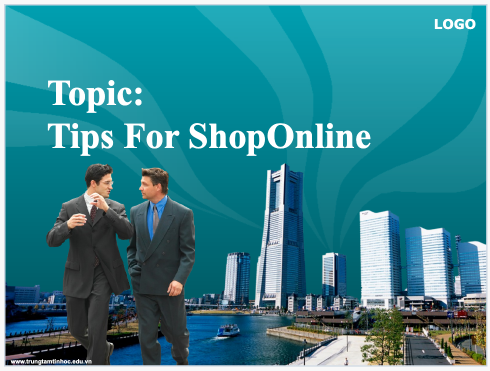 Slide thảo luận topic tiếng anh: tips for shop online 