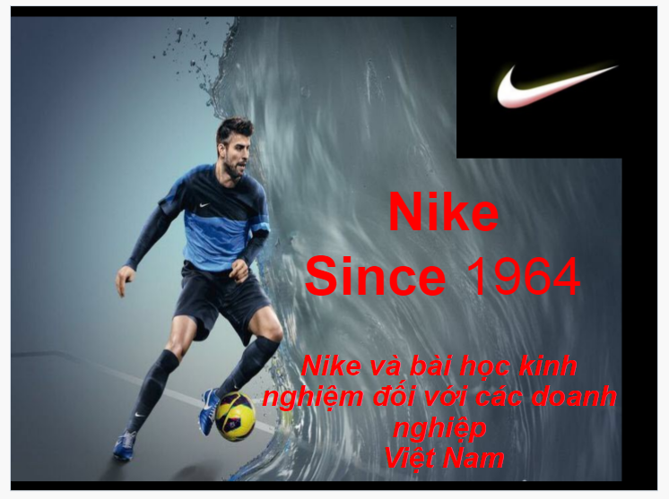 Tiểu luận kinh doanh quốc tế Nike và bài học kinh nghiệm đối với các doanh nghiệp Việt Nam