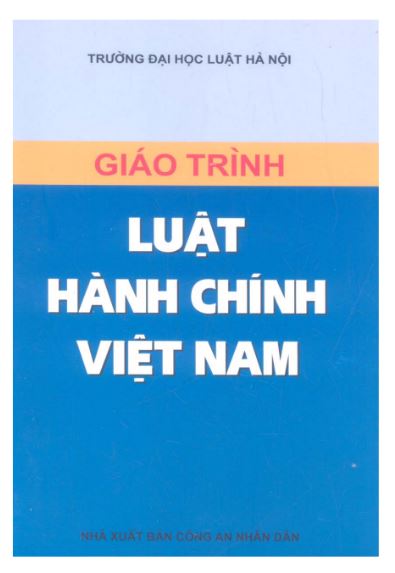 Giáo trình luật hành chính Việt Nam