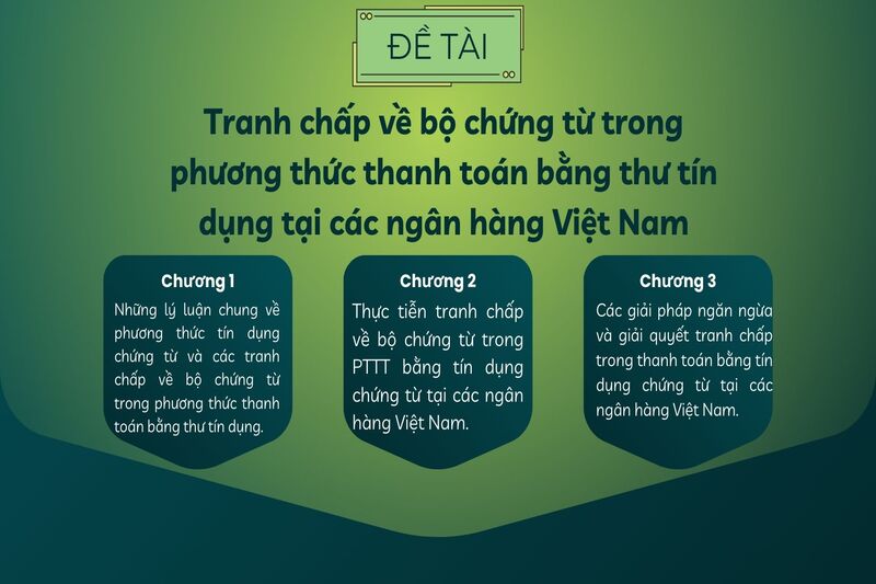 Tranh chấp về bộ chứng từ trong phương thức thanh toán bằng thư tín dụng tại các ngân hàng Việt Nam